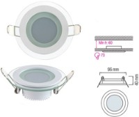 Lampă încorporabilă Horoz Clara-6 6400K (016-016-0006) imaginea #3 — magazin online Desire.md