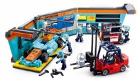 Set de construcție Sluban Racing Team F1 Maintenance Station (B0765) imaginea #2 — magazin online Desire.md