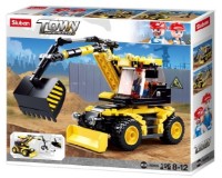 Set de construcție Sluban Town Excavator 2 Into1 (B0805)