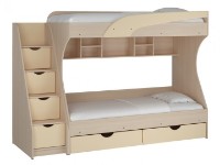 Детская кровать Пехотин Кадет Дуб Молочный/Ваниль фото №1 — интернет-магазин Desire.md