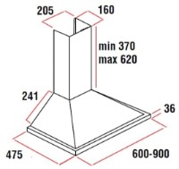 Вытяжка Hausberg HB-1260AB фото №2 — интернет-магазин Desire.md