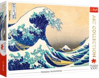 Puzzle Trefl 1000 Art Collection The Great Wave of Kanagawa (10521) imaginea #2 — magazin online Desire.md