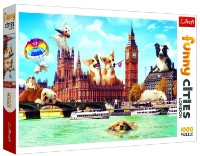 Пазл Trefl 1000 Funny Cities Dogs in London (10596) фото №2 — интернет-магазин Desire.md