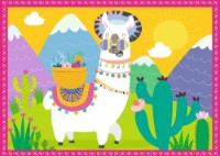 Puzzle Trefl 4in1 Lamas on vacation (34322) imaginea #5 — magazin online Desire.md