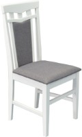 Комплект для столовой Evelin Gloria White + 4 стула Deppa R White/NV-10WP Grey