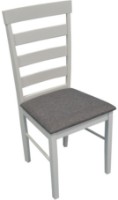 Set masă și scaune Evelin Gloria White + 4 стула Gloria White/NV-10WP Grey