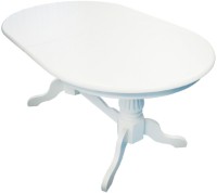 Комплект для столовой Evelin HV 33V White + 6 стульев HV-3167 White/NV-10WP Grey