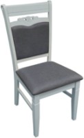 Set masă și scaune Evelin HV 33V White + 6 стульев HV-3167 White/NV-10WP Grey