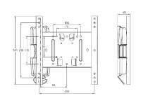 Suport TV Multibrackets M Vesa Flexarm Tilt & Turn II Small imaginea #4 — magazin online Desire.md
