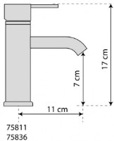 Baterie lavoar Fala Retro 75811 Black 2 imaginea #2 — magazin online Desire.md