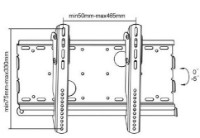 Suport TV Reflecta Plano Flat 37-05 Silver 23"-37" imaginea #2 — magazin online Desire.md