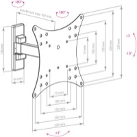 Кронштейн для ТВ Arm Media Mars-3 фото №2 — интернет-магазин Desire.md