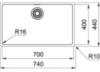 Chiuvetă de bucătărie Franke Maris MRX 110-70 imaginea #2 — magazin online Desire.md