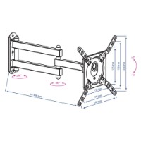 Suport TV Kromax Dix-14 imaginea #2 — magazin online Desire.md