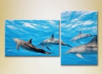 Картина ArtPoster A flock of dolphins (2603002)