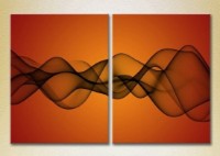 Картина ArtPoster Abstract Orange/Black 02 (2229372)