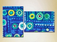 Картина ArtPoster Abstraction Blue/Yellow 04 (2229379)