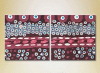 Картина ArtPoster Abstraction Burgundy/Blue 04 (2229352)