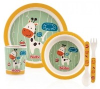 Набор для кормления Nuby Bamboo (ID5498)  фото №4 — интернет-магазин Desire.md