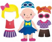 Jucărie pentru apă și baie Nuby Dress up Girl (NV08003) 