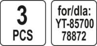 Мешки для пылесоса Yato YT-85735