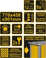 Set scule de mână Vorel 58540 imaginea #6 — magazin online Desire.md