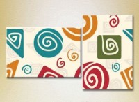 Картина ArtPoster Abstraction geometric shapes 02 (2225832)