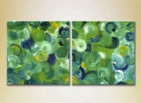 Картина ArtPoster Abstraction Green/Blue 05 (2229346)