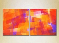 Картина ArtPoster Abstraction Orange/Red 05 (2229367)