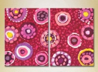 Картина ArtPoster Abstraction Pink/Yellow 02 (2229373)