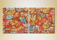 Pictură ArtPoster Abstraction Red/Blue (2229411)