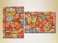 Pictură ArtPoster Abstraction Red/Blue 04 (2229363)