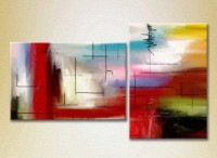 Картина ArtPoster Abstraction Red/White 02 (2229359)