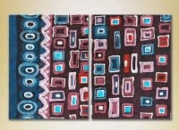 Картина ArtPoster Abstraction Violet/Blue 02 (2229401)