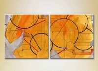 Картина ArtPoster Abstraction Yellow/Violet (2229330)