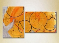 Картина ArtPoster Abstraction Yellow/Violet 04 (2229334)