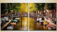 Картина ArtPoster Amsterdam Canal/Holland 02 (2502402)