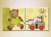 Картина ArtPoster Animals in the cart (2225784)