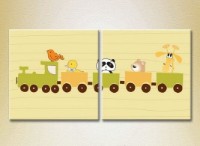 Картина ArtPoster Animals on a train (2225790)