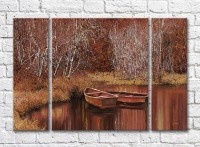 Картина ArtPoster Two Boats on the Lake (3470950)