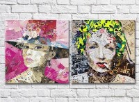 Картина ArtPoster Audrey Hepburn and Marlene Dietrich (3453067)