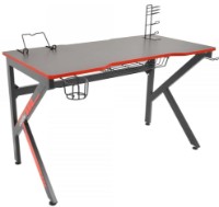 Письменный стол Deco EGame Black/Red фото №2 — интернет-магазин Desire.md