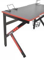 Письменный стол Deco EGame Black/Red фото №3 — интернет-магазин Desire.md