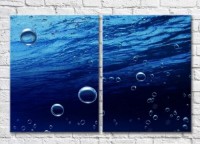 Картина ArtPoster Bubbles in the Blue sea (3453791)