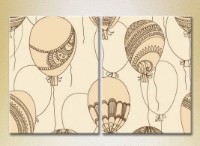 Pictură ArtPoster Balloons texture 01 (2225870)