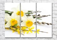 Картина Magic Color Bouquet of daffodils with willow branches (500146)