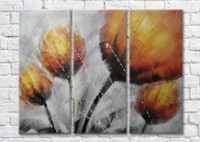 Картина Magic Color Bouquet of Orange tulips-oil painting (500125)