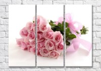 Картина Magic Color Bouquet of Pink roses with bow (500153)