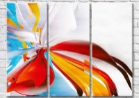 Картина Magic Color Blue and Yellow lines abstract (3499083)