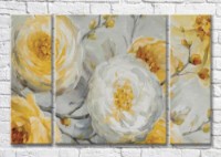 Картина Magic Color Branch with Yellow and White flowers (3572556)